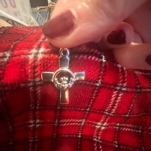 Sterling Silver Irish Cross Pendant